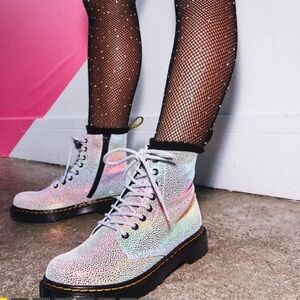 Dr. Martens 1460 Pascal Iridescent Boots Women’s Size Size 37 US 6